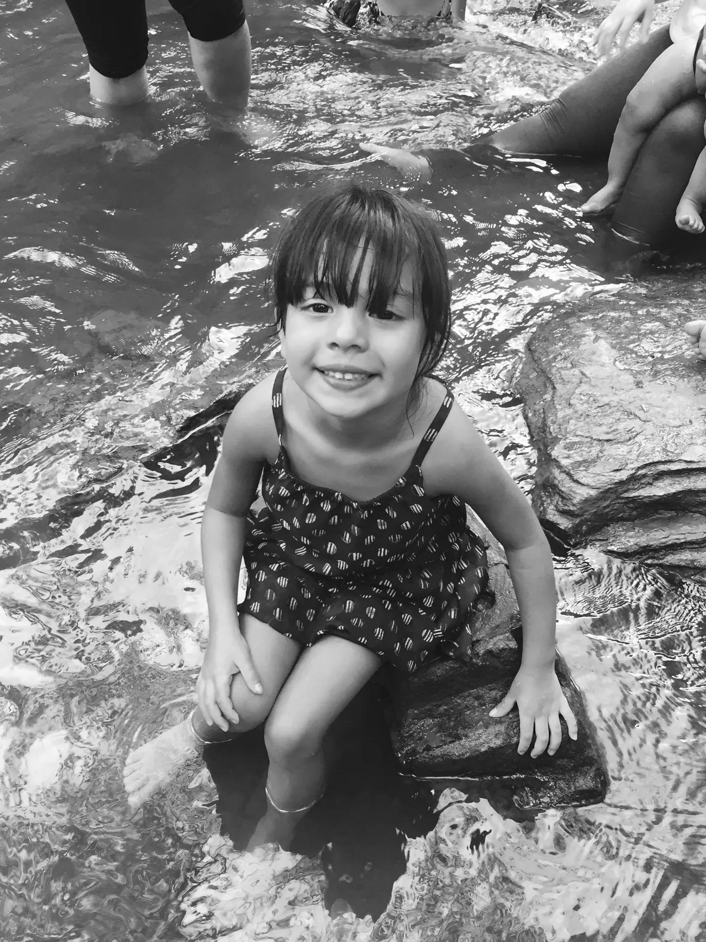 A cherished childhood photograph of Giuliana